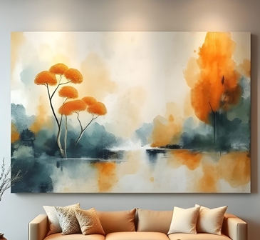 Landschaft im abstrakten Stil kaufen im XXL format-peggy liebenow.jpeg